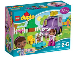 LEGO DUPLO 10605 Klinika dla pluszakw - Karetka doktor Dosi - 2833194374