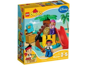 LEGO DUPLO Jake i piraci z Nibylandii 10604 Na Wyspie Skarbw - 2833194406