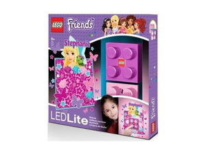 LEGO Friends NI3S Lampka Klocek Stephanie + naklejka na cian - 2833194496