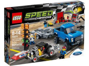 LEGO Speed Champions 75875 Ford F-150 Raptor i Ford Model A Hot Rod - 2844929279