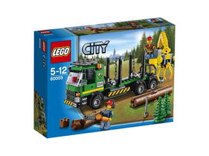 LEGO CITY 60059 Ciarwka do transportu drewna - 2847620903