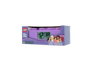 LEGO Friends 9009853 Budzik zegar klocek fioletowy - 2844929294