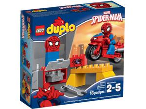 LEGO DUPLO 10607 Motocyklowy warsztat Spider-Mana - 2851149157