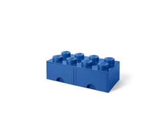 LEGO 40061731 Pojemnik na klocki z szufladami 4x2 niebieski - 2854593513