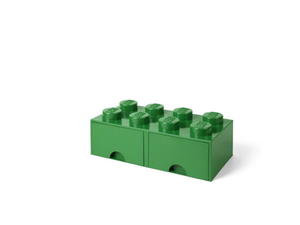 LEGO 40061734 Pojemnik na klocki z szufladami 4x2 zielony - 2854593515
