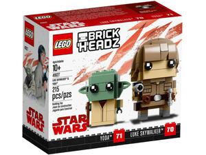 LEGO BrickHeadz 41627 Luke Skywalker i Yoda - 2862389782