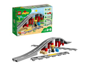 LEGO DUPLO 10872 Tory kolejowe i wiadukt - 2862389814