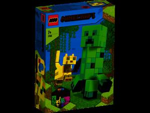 LEGO Minecraft 21156 BigFig Creeper i Ocelot - 2862390443