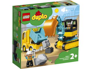 LEGO DUPLO 10931 Ciarwka i koparka gsienicowa - 2862390628