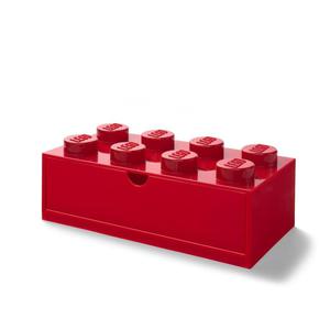 LEGO Classic 40211730 Szufladka na biurko klocek LEGO Brick 8 - Czerwony - 2862390832