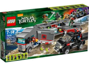 LEGO TURTLES 79116 niena ucieczka wielk ciarwk - 2833193833