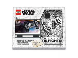 LEGO 52510 Star Wars Notatnik TIE Fighter z zestawem klockw, pytk i dugopisem - 2870099281