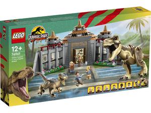 LEGO 76961 Jurassic World Centrum dla odwiedzajcych: atak tyranozaura i raptora - 2874120658