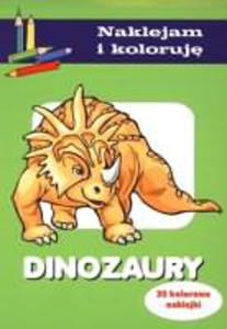 Dinozaury. Naklejam i koloruj - 2847901343