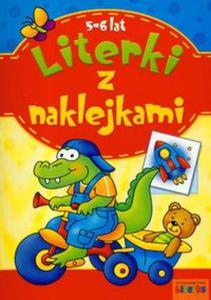 Literki z naklejkami 5-6 lat - 2860121459