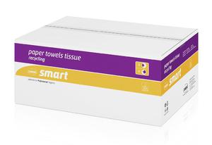 Rcznik papierowy skadany V makulatura Smart, 3200 szt, 2 warstwy Wepa 276080