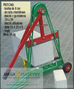 RATY 0,5% NA CAY ASORTYMENT Gilotyna mechaniczna do kostki, bloczkw GM 370/250 - 2825635016