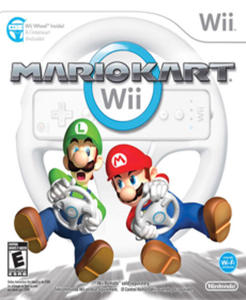 Mario Kart + kierownica Wii - 1613837132