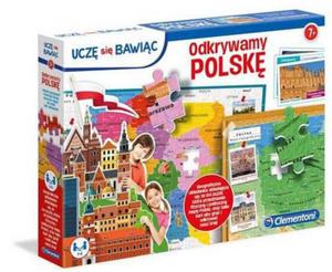 Clementoni ODKRYWAMY POLSK puzle ucze si bawic - 2874488358