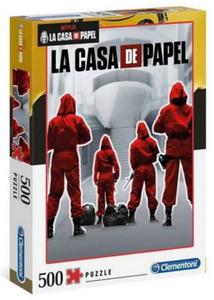 Clementoni Puzzle 500 elementw HQC La Casa De Papel Dom z papieru - 2860604250