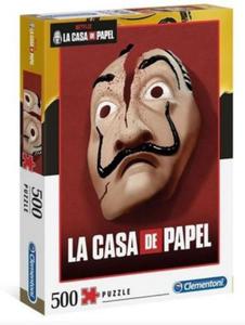 Clementoni Puzzle 500 elementw HQC La Casa De Papel Dom z papieru - 2860604251