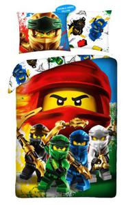 Pociel Lego Ninjago 160x200 dwustronna polski rozmiar - 2878286606