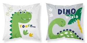 Poszewka 40x40 baweniana dino - 2870954935