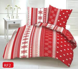 Pociel 160x200 baweniana witeczna wzr Renifery RF2 - 2877060660