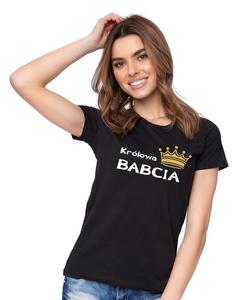 Koszulka z nadrukiem Dla Babci " Krlowa Babcia " - 2869438091