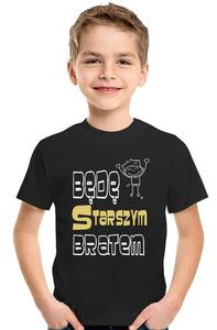 Koszulka dziecica T-shirt z nadrukiem BD STARSZYM BRATEM