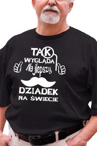 Koszulka z nadrukiem dla Dziadka " Tak wyglda najlepszy dziadek na wiecie " - 2869438109