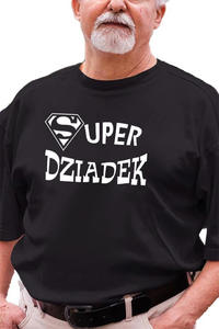 Koszulka z nadrukiem dla Dziadka " Super Dziadek " - 2869438116