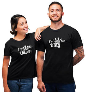 Koszulka Dla Par na wito zakochanych King i Queen - 2874709115