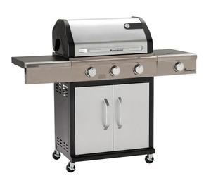 Grill gazowy Landmann Triton PTS 3.1 srebrny z palnikiem bocznym (12940) --- NAJTANIEJ W DECOFIRE!! ZAPYTAJ O OFERT: 668-151-378 - 2822788729