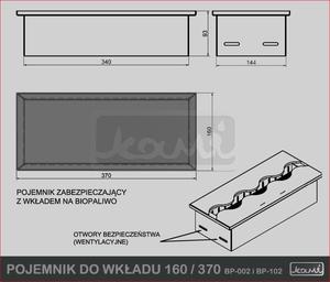 Kami Pojemnik do wkadu 160/370 --- NAJTANIEJ W DECOFIRE!! ZAPYTAJ O OFERT: 668-151-378 - 2822788983