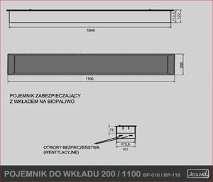 Kami Pojemnik do wkadu 200/1100 --- NAJTANIEJ W DECOFIRE!! ZAPYTAJ O OFERT: 668-151-378 - 2822788993