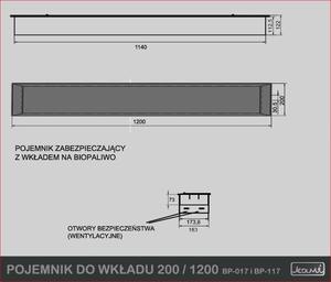 Kami Pojemnik do wkadu 200/1200 --- NAJTANIEJ W DECOFIRE!! ZAPYTAJ O OFERT: 668-151-378 - 2822788994