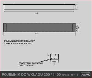 Kami Pojemnik do wkadu 200/1400 --- NAJTANIEJ W DECOFIRE!! ZAPYTAJ O OFERT: 668-151-378 - 2822788996