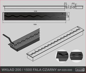 Kami Wkad do biokominka 200/1500 FALA --- NAJTANIEJ W DECOFIRE!! ZAPYTAJ O OFERT: 668-151-378 - 2822788979