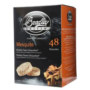 Bradley Bisquettes - Mesquite - opakowanie 48 sztuk --- NAJTANIEJ W DECOFIRE!! ZAPYTAJ O OFERT: 668-151-378 - 2822789469