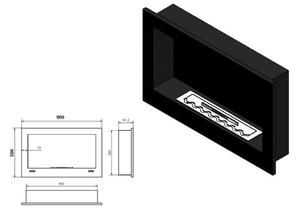 Biokominek InFire Inside 900 --- NAJTANIEJ W DECOFIRE!! ZAPYTAJ O OFERT: 668-151-378 - 2822789520