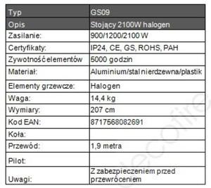 Promiennik GS09 --- NAJTANIEJ W DECOFIRE!! ZAPYTAJ O OFERT: 668-151-378 - 2822788757