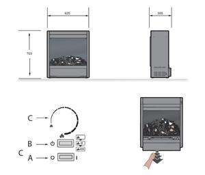 WKAD ELEKTRYCZNY MYSTICFIRES RF10 --- NAJTANIEJ W DECOFIRE!! ZAPYTAJ O OFERT: 668-151-378 - 2822788225