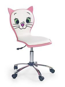Fotel młodzieżowy Kitty 2 Halmar biało-różowy(V-CH-KITTY_2-FOT) --- NAJTANIEJ W DECOFIRE!! ZAPYTAJ O OFERTĘ: 668-151-378 - 2822789255