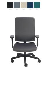 Fotel biurowy Grospol Level BT black tkanina SKAJ --- NAJTANIEJ W DECOFIRE!! ZAPYTAJ O OFERT: 668-151-378 - 2822789599