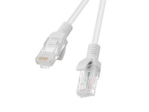 Patchcord U/UTP Lanberg PCU5-10CC-0100-S (RJ45, U/UTP - RJ45, U/UTP ; 1m; UTP; kat. 5e; kolor szary) - 2875003463