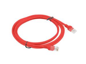 Patchcord UTP Lanberg PCU5-10CC-0200-R (RJ45 - RJ45 ; 2m; UTP; kat. 5e; kolor czerwony) - 2875974698