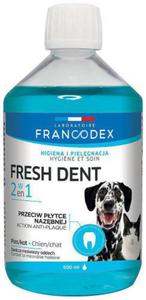 FRANCODEX Fresh dent - pyn do higieny jamy ustnej dla psw i kotw 500 ml - 2878852150