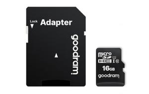 Karta pamici GoodRam M1AA-0160R12 (16GB; Class 10, Class U1; Adapter, Karta pamici) - 2875185187