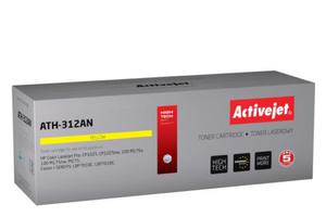 Toner Activejet ATH-312AN (zamiennik Canon, HP 126A CRG-729Y, CE312A; Premium; 1000 stron; ty) - 2877444088